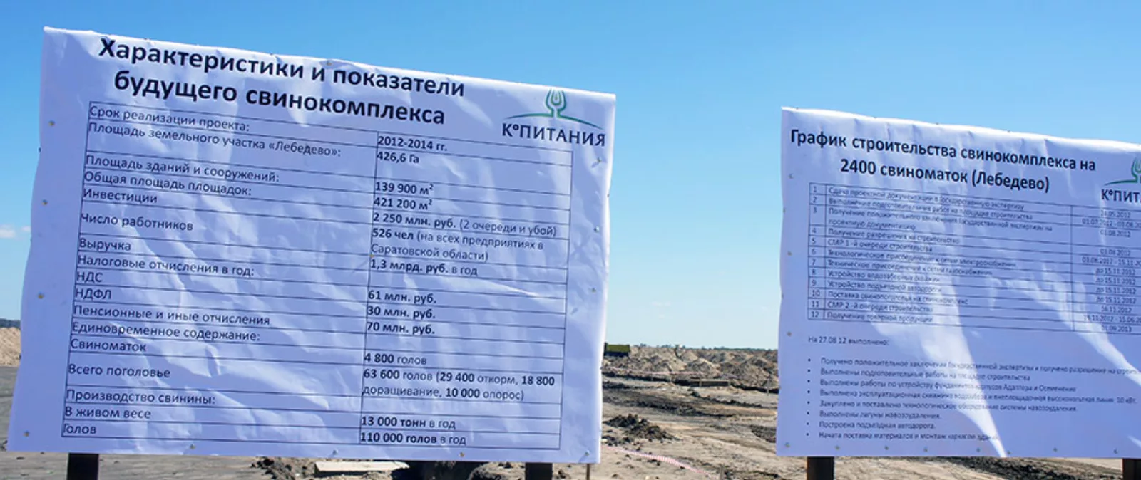 поголовье свиней Лебедево
